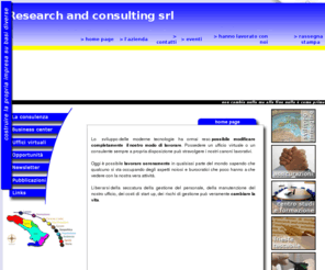 researchandconsulting.net: Research and consulting srl
Research and consulting srl, trieste, consulenza trieste, servizi trieste, uffici arredati trieste, working people