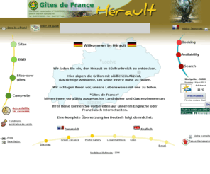 gites-frankreich.com: Willkommen im Hérault, Gites of France Hérault, location rural gites and b&b
Gîtes de France, herault, montpellier, languedoc. Premier réseau mondial d'hébergement chez l'habitant.