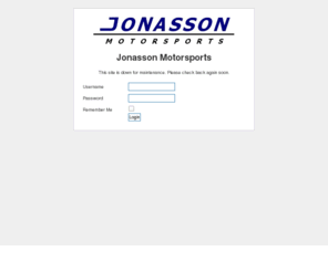 jonassonmotorsports.com: Jonasson Motorsports - Home
Joomla! - the dynamic portal engine and content management system