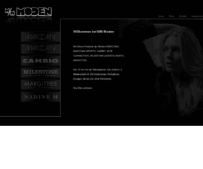 mm-moden.net: MM-Moden in Taunusstein - MARCCAIN, NICE CONNECTION, CAMBIO, MILESTONE JACKETS
description