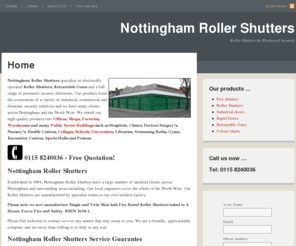 nottinghamrollershutters.co.uk: Nottingham's Roller Shutter and Retractable Gate Specialists - Westwood Security Shutters Ltd
Westwood Security were established in 1994 and manufacture and install quality roller shutters, retractable gates and a comprehensive range of practical security products.