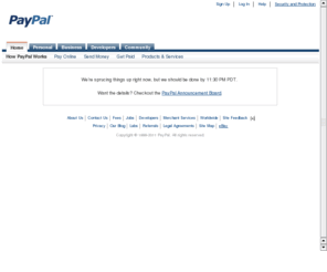 paypaladministration.org: Send Money, Pay Online or Set Up a Merchant Account with PayPal
PayPal is the faster, safer way to send money, make an online payment, receive money or set up a merchant account.