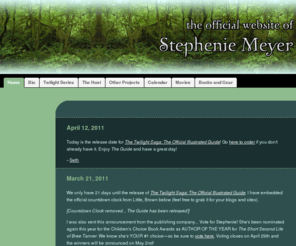 stepheniemeyer.com: StephenieMeyer.com | The Official Website of Stephenie Meyer
