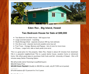 ahrh.com: Hawaii Real Estate For Sale
Hawaii House for Sale at a price of $75,000. Excellent Value 