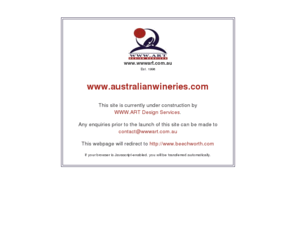 australianwineries.com: australianwineries.com  is UNDER CONSTRUCTION by WWW.ART Design Services

