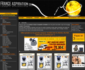 franceaspiration.info: Aspiration centralise : vente en kit aspirateur central ou juste en centrale d'aspiration (avec ou sans accessoires)
France Aspiration vous propose tout le ncessaire pour votre aspiration centralise. Des kits, des centrales et tous les accessoires possible !