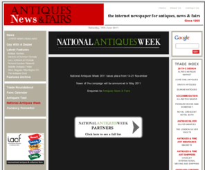 nationalantiquesweek.com: Antiques News - National Antiques Week
Page desc - Antiques News, the internet newspaper for the british antiques trade