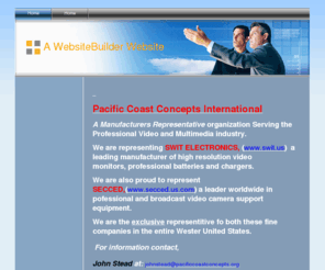 pacificcoastconcepts.org: A WebsiteBuilder Website - Home
A WebsiteBuilder Website