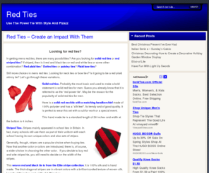 redties.org: Red Ties, Mens, Solid, Striped, Plaid, Silk, Skinny, Bright, Bow
Red Ties: Buy ties online at RedTies.org. Mens solid, striped, plaid, silk red neck ties and bow ties.