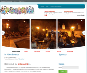 aicasalini.it: Benvenuto ai Casalini a Policoro (MT)
Il portale ufficiale sul Borgo ai Casalini (Policoro, Matera), musica, gusto, divertimento e tanto altro in un'area che porta in sè la storia...