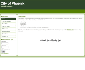 phn-az.com: City of Phoenix Hispanic Network - Home
City of Phoenix Hispanic Network (PHN-AZ)