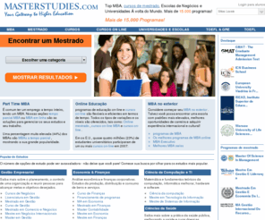 master-mestrado.com: MBA, Pós graduação, Escolas de negócios, Universidades mundialmente
Procure pelos MBA, Pós graduação, Escolas de negócios, Universidades na Europa, E.U.A., Ásia, Austrália, Reino Unido, Alemanha, França e no mundo inteiro!