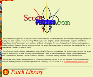 scoutpatches.com: ScoutPatches.com - Largest Patch Site on the Internet!
