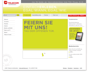 lie-comtel.li: TELECOM Liechtenstein - Produkte für den Privatkunden  
Die telecom Liechtenstein bietet modernste Kommunikation für Geschäfts- und Privatkunden.