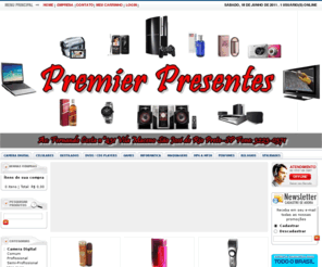 premierpresentes.com: Premier Presentes-Bebidas Finas, Câmera Digital, Celulares & MP7, Filmadoras, Maquiagens, Perfumes e Eletrônicos em Geral
