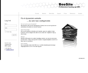 bee.dk: BeeSite CMS
