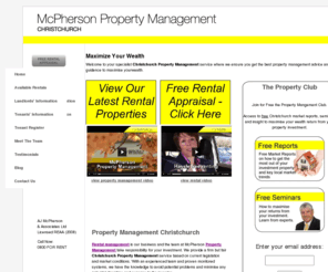 christchurchrentalproperties.co.nz: Property Management Christchurch - McPherson Property Management
Property Management Christchurch from Ray White McPherson - the Christchurch Property Management company to manage your rental property - Watch the video.