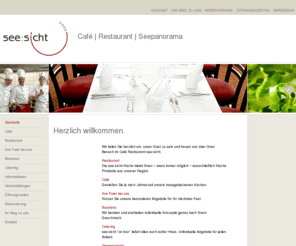 see-sicht.com: see:sicht | Das Café Restaurant mit Seepanorama am Biggesee im Sauerland
Wir laden Sie herzlich ein, unser Gast am schönen Biggesee zu sein und freuen uns über Ihren Besuch im Café Restaurant see:sicht.