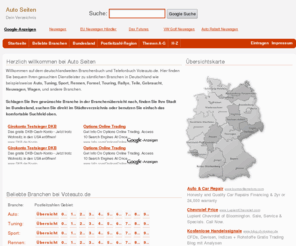 voteauto.de: Auto Seiten Dein Verzeichnis
Auto Seiten Dein Verzeichnis  Auto,Tuning,Sport,Rennen,Formel,Touring,Rallye,Teile,Gebraucht,Neuwagen,Wagen  deutsch Auto Seiten