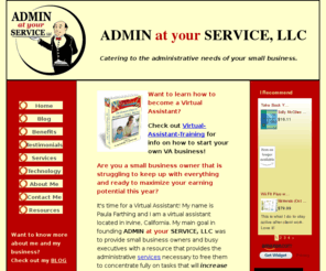 adminatyourservice.net: Virtual Assistant in Irvine, California Can Help You Maximize Your Earning Potential
Virtual Assistant, Paula Farthing will help you increase your revenue and grow your business