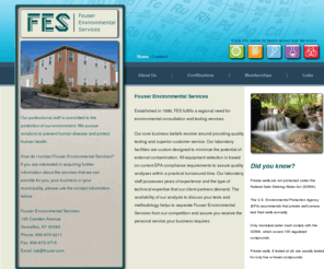 fouser.com: Welcome to Fouser Environmental Services
A woman owned environmental service specializing in the testing of wastewater and drinking water; environmental assessments; microbiological, and whole effluent toxicity testing