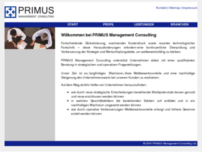 akzenta-consulting.com: PRIMUS Management Consulting - Beratung die sich auszahlt
Willkommen bei PRIMUS Management Consulting - Ihrem Beratungspartner in den Bereichen Strategie und Operations.