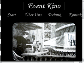 eventkino.com: Eventkino.com - Mobile Kino- und Filmvorführungen auf originalem Gerät
Eventkino.com betreut als technischer Dienstleister das ganze Jahr über zahlreiche Veranstaltungen - sowohl einzelne Events als auch Veranstaltungsreihen. Unser Equipment besteht aus originalen 16mm - und 35mm Kinoprojektoren. Im persönlichen Gespräch mit ihnen werden die Rahmenbedingungen und Besonderheiten der jeweiligen Veranstaltung abgeklärt, um jahrelange Erfahrung in der Filmvorführung mit den lokalen Gegebenheiten zu verbinden und jede einzelne Vorführung zu einem Erlebnis für Gäste und Stammpublikum zu machen.