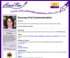 hiredpen.ca: Hired Pen
Hired Pen is dedicated to providing you with the text and training you need to get your message across clearly.