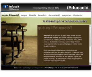 ieducacio.com: i-Educació. La intranet per a centres escolars.
