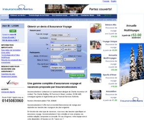 insurancebookers.fr: Assurance de voyage-Devis en ligne pour assurance de voyage bonne marche de l'Insurancebookers
Assurance Voyage citations de l'un des fournisseur leader d'assurance a bas prix Voyage de l'Europe. Insurancebookers offrent une assurance annulation voyage, assurance voyage unique, pluriannuelle assurance voyage pour couvrir votre voyage.