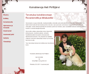 koirarennoxi.com: Koirahieroja Heli Pirttijärvi
Koirahieroja Heli Pirttijärvi, Rovaniemi