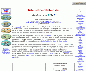 internet-verstehen.de: Internet-verstehen.de: Beratung von A bis Z - Alles rund ums Internet -
Alles was ein Surfer braucht