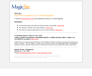 perfilcasa.com: MagicSite - Soluções para a Internet - Desenvolvimento Web Personalizado, Intranet, Hospedagem de Sites - São José do Rio Preto
