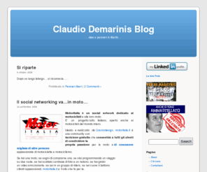 claudiodemarinis.it: Claudio Demarinis Blog
