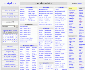 Craigslist.com.mx: craigslist: mexico city clasificados.