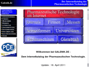 galenik.net: Pharmazeutische Technologie im Internet Internetkatalog der Pharmazeutischen
Technologie,Tabletten,Presse,Granulieren,Granulate,Muehlen,Kolloid,Jetmuehlen,Arzneiformen,Arzneimittel,Salben,Lohnhersteller,Dragee,Verpacken,Verpackung,Rheologie,Viskositt,Aerosole,Universitaeten,Hilfsstoffe,Chemikalien,Kapseln,Zaepfchen,Pillen,Zentrifuge,Autoklav,Agglomerate,Feinchemikalien,Chemikalienkatalog,Chemikalien,Ueberzugsmaterialien,Hilfsstoffe,Agglomerate,Steril,Filter,Membranfiler,Trockner,Spruehtrockner,Spruehtrocknung,Gerfriertrocknen,Emulsionen,Emulgieren,Emulgator,Suspensionen,Glas,Kunststoff,pe,pp,pvp,ultraschall,wasserbad,heizbad,temperieren,waage,pharma,Firmen,Laborbedarf,Dissolution,Zerfall,Pruefungen,Mischer,Mixing,Maschinen
Internetkatalog der Pharmazeutischen Technologie - Tabletten Presse Granulieren Granulate Muehlen Kolloid Jetmuehlen Arzneiformen Arzneimittel Salben Lohnhersteller Dragee Verpacken Verpackung Rheologie Viskositt Aerosole Universitaeten Hilfsstoffe Chemikalien Kapseln Zaepfchen Pillen Zentrifuge Autoklav AgglomerateFeinchemikalien Chemikalienkatalog, Chemikalien berzugsmaterialien Hilfsstoffe Agglomerate Steril Filter Membranfiler Trockner Spruehtrockner Spruehtrocknung Gerfriertrocknen Emulsionen Emulgieren Emulgator Suspensionen Glas Kunststoff pe pp pvp ultraschall wasserbad heizbad temperieren waage pharma firmen Laborbedarf Dissolution Zerfall Pruefungen Mischer Mixing Maschinen