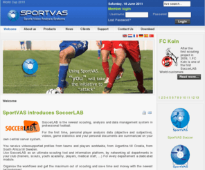 sportvas.com: SportVAS introduces SoccerLAB
SportVAS - Sports Video Analysis Systems - Soccer, Handball
