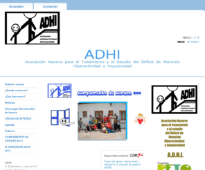 adhi.org.es: ADHI
asociación navarra para el estudio y el tratamiento del deficit de atención, hiperactividad e impulsividad