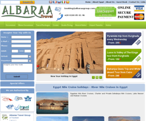 albaraagroup.com: Egypt Tours | Egypt packages | Tours to egypt  | Nile Cruises | Egypt Travel
albaraagroup.com is your travel gateway to Egypt. Albaraagroup.com is the ideal place for you to explore ancient Egypt. Planning and enjoying Egypt Tour Package can be greatly simplified by surfing our Egypt tours, Nile Cruises, excursions, shore excursions and Travel Packages