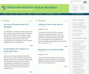 cmm.or.id: Center For Moderate Muslim Indonesia
Center for Moderate Muslim Indonesia