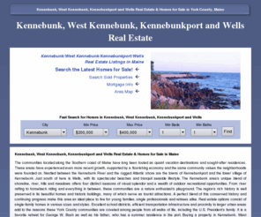 kennebunk-realestate.com: Kennebunk, West Kennebunk, Kennebunkport and Wells Real Estate and Homes for Sale in York County, Maine
Explore Kennebunk, West Kennebunk, Kennebunkport and Wells real estate and homes for sale by viewing Maine real estate listings of homes for sale in York County.