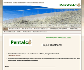 pentalco.de: Home - Pentalco - Services Bioethanol
Beratungsdienstleistungen / Services Bioethanol