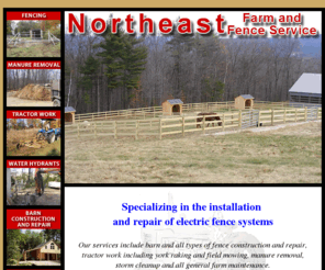 road-apple.com: Northeast Farm and Fence Service
road-apple, manure removal, electric fences, fencing, tractor, farm