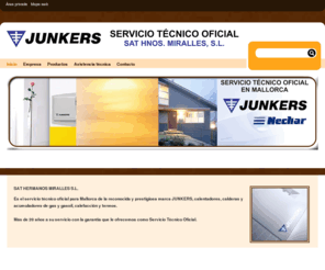 junkershermanosmiralles.com: inicio - SAT HNOS. MIRALLES S.L.
