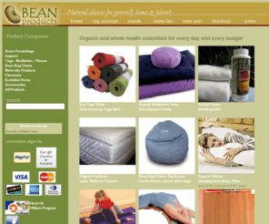 beanproducts.com: Bean Products natural yoga, home, meditation and organic furniture.
Bean Products natural yoga, home, meditation and organic furniture manufacturer in Chicago Illinois.