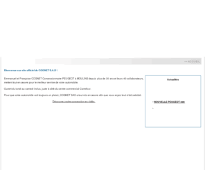 cognet-automobiles.com: Garage automobile à Moulins (03) : Cognet S.A.S - Accueil
SITE OFFICIEL SAS COGNET PEUGEOT MOULINS, COGNET S.A.S, concessionnaire Peugeot  situé à Moulins (03), est spécialisé dans la vente de véhicule d’occasion ainsi que dans tous les services automobiles.