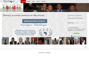 elitafrique.com: Elitafrique
Elitafrique! - Portail de l'élite Africaine