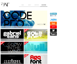 fontfabric.com: Fonts | Free Fonts, Buy Fonts, Windows Fonts
Our goal is to create high-quality fonts which stand in a unique class of their own, and which will serve as a good base for any designer project whether it be web, print, t-shirt design, logo etc.