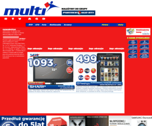multi.pl: :: MULTI RTV AGD - multimedia, foto, telekomunikacja, szczecin, telewizory, lcd, komputery, pralki, dvd, lodówki ::
Oferujemy sprzęt RTV, AGD, multimedialny i telekomunikacyjny. multi szczecin rtv agd telewizory lcd multimedia foto telekomunikacja komputery pralki kuchenki foto online drukarki dvd kino domowe odkurzacze lodówki akcesoria domowe