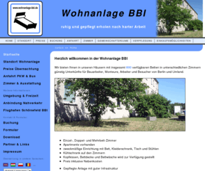 wohnanlage-bbi.de: Wohnanlage BBI - mehr als 600 verfügbare Betten - günstige Monteur-Zimmer - Monteur-Unterkunft und Übernachtung in Berlin Brandenburg Schönefeld
Zimmer mieten in der Wohnanlage BBI - mehr als 600 verfügbare Betten - günstige Monteur-Zimmer - Unterkunft und Übernachtung in Berlin Brandenburg Schönefeld